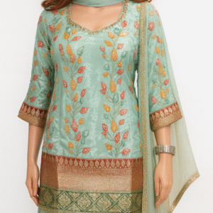 Chinon to chinon position print top with palazzo skirt