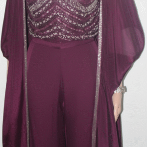 Chinon to chinon position print top with palazzo skirt