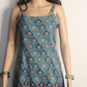 Pure Viscose spaghetti position multi work top and long skirt palazzo