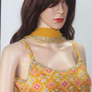 Pure Viscose spaghetti position multi work top and long skirt palazzo